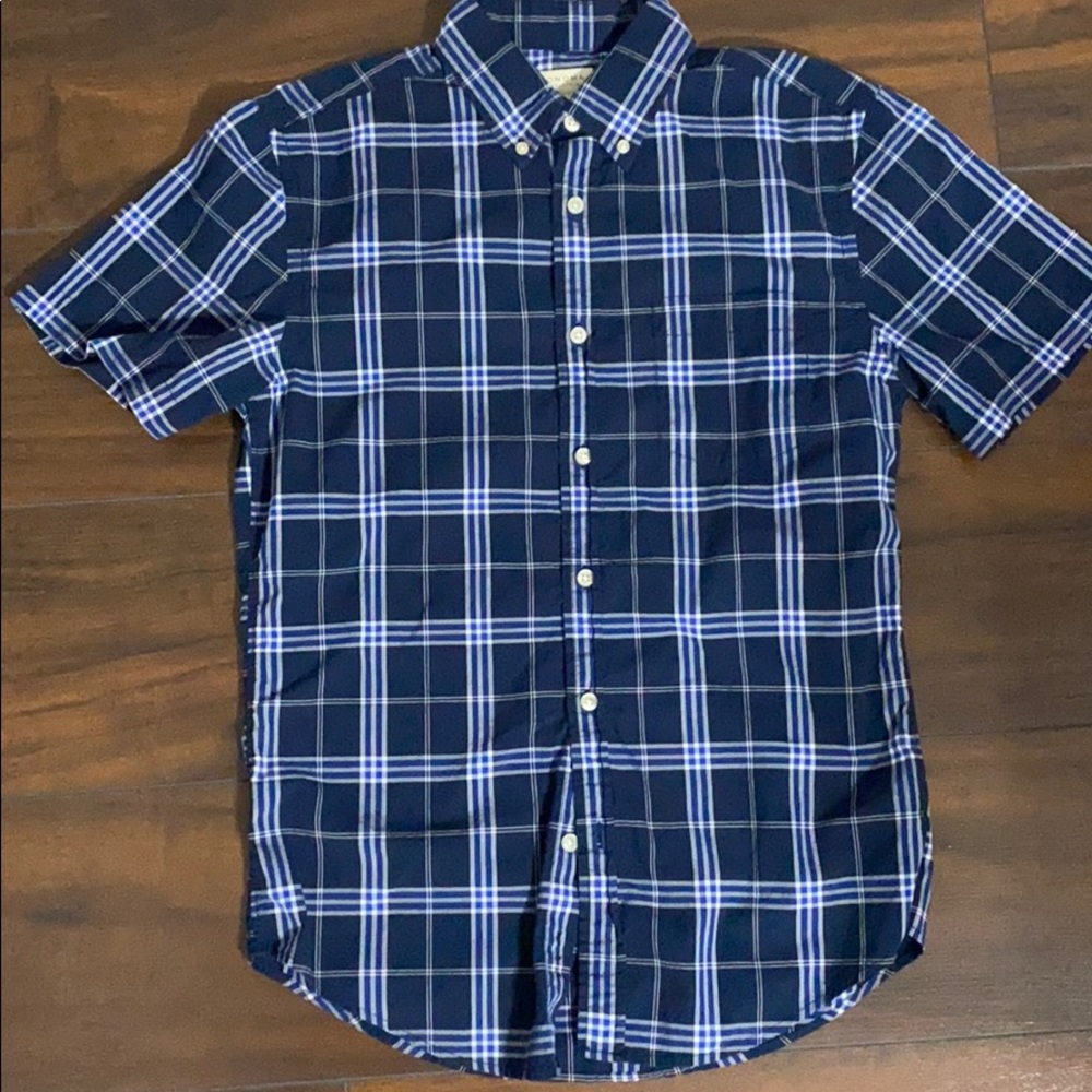 Sonoma Men’s Blue Short-Sleeve Shirt